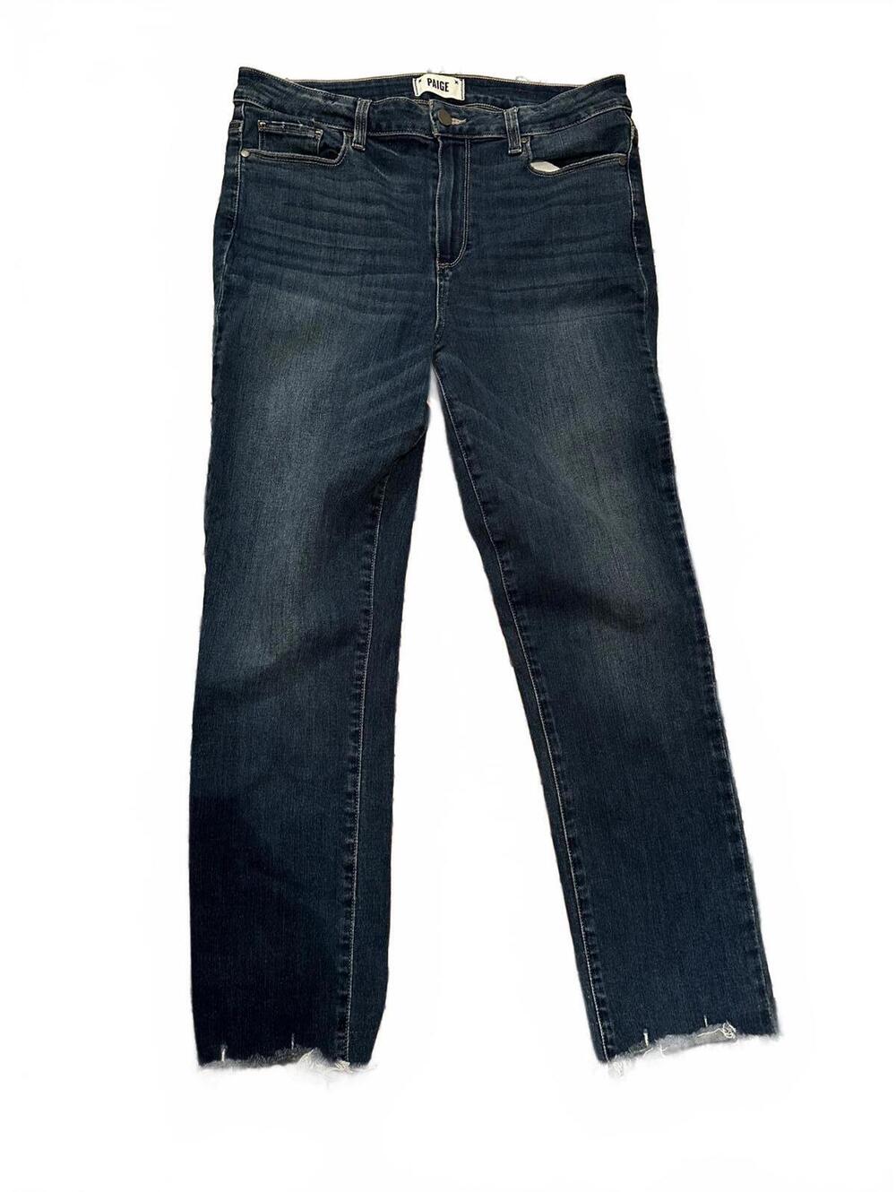 PAIGE Hoxton Slim Straight Leg Jeans in Dark Wash